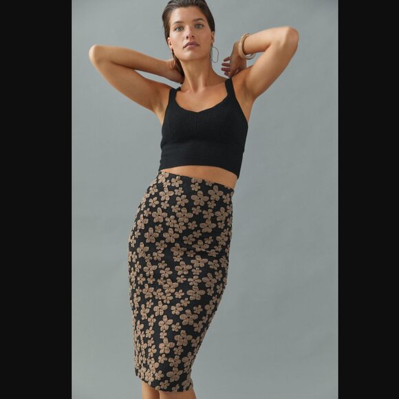 Corey Lynn Calter Daisy Slim Midi Skirt Anthropologie - Picture 3 of 8